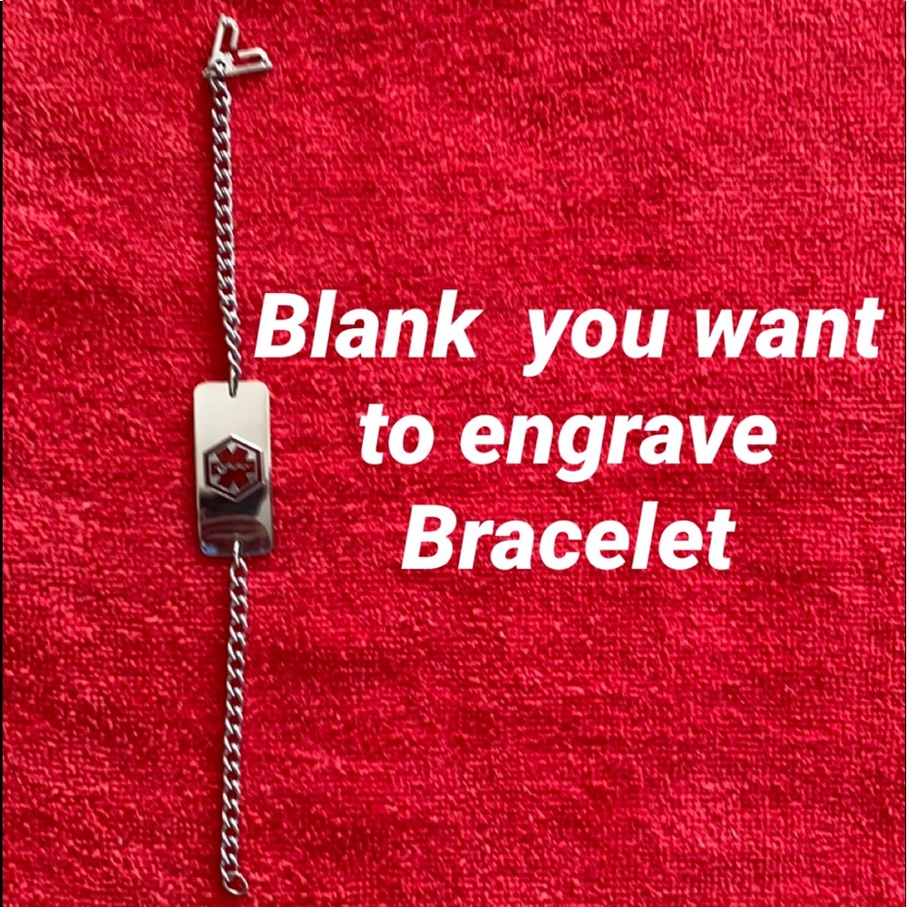 MEDICAL BRACELET BLANK ENGRAVED
